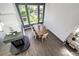 Dining room with a fireplace and a view of the backyard at 10890 Willow Reed West Cir, Parker, CO 80134
