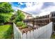 Fenced garden plot showing raised beds ready for your favorite plants and vegetables at 10890 Willow Reed West Cir, Parker, CO 80134