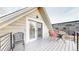 Outdoor deck area with seating, offering a relaxing space to enjoy the surroundings at 3825 Tejon St, Denver, CO 80211