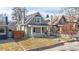 Charming two-story home with a well-manicured lawn, inviting front porch, and classic architectural details at 3825 Tejon St, Denver, CO 80211