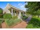 Charming home features a cozy front porch, well-maintained landscaping, and classic architectural details at 1024 34Th St, Denver, CO 80205