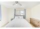 Neutral bedroom featuring a large window and a queen bed at 1437 Cassin Ct, Boulder, CO 80303