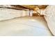 Unfinished basement with high ceilings and ample space for future development at 9 Timberlake Ct, Byers, CO 80103