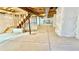 Unfinished basement showcasing a spacious and open floor plan at 9 Timberlake Ct, Byers, CO 80103