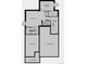 Basement floor plan with a recreation room, bedroom, bathroom, and storage at 8958 Whiteclover St, Littleton, CO 80125