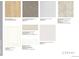 Interior finishes including flooring, countertop, and tile samples at 8958 Whiteclover St, Littleton, CO 80125