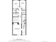 Second floor plan displaying the layout for the bedrooms, bathrooms, walk-in closet and laundry at 15496 W 66Th Dr # B, Arvada, CO 80007