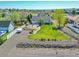 Spacious backyard with a well-manicured lawn, graveled area, and shed, offering great outdoor living space at 7809 S Flower St, Littleton, CO 80128