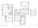 Detailed floor plan showcasing layout of first and second floor, including kitchen, living room, bedrooms, and office at 8300 Fairmount Dr # M103, Denver, CO 80247