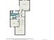 Detailed floor plan showcasing the layout of the second floor, including bedroom and bathroom dimensions at 8300 Fairmount Dr # M103, Denver, CO 80247