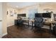 Spacious office with hardwood floors and multiple workstations, ideal for productivity at 1892 W Kettle Ave, Littleton, CO 80120