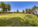 Large backyard featuring healthy lawn and a wooden fence at 10895 Fairfax Way, Thornton, CO 80233