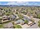 Wide aerial perspective highlighting the property's setting within the community at 7285 S Yukon Ct, Littleton, CO 80128