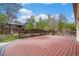 Back deck is perfect for entertaining with views of the backyard and beautiful weather at 7285 S Yukon Ct, Littleton, CO 80128