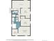 Second-floor floor plan includes 3 bedrooms and 2 baths at 7285 S Yukon Ct, Littleton, CO 80128
