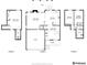 Detailed floorplan showcasing the layout of the home, including the living room, kitchen, bedrooms, and bathrooms at 7120 S Clay St, Littleton, CO 80120