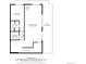 Floor plan featuring a bedroom, bathroom, laundry, and a recreation room with a deck at 8386 S Davco Dr, Morrison, CO 80465