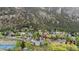 Scenic aerial view of a mountain community with lush greenery and rugged terrain at 1777 Main St, Georgetown, CO 80444