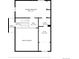 Upstairs floor plan featuring the primary bedroom, bathroom, walk in closet and deck at 1777 Main St, Georgetown, CO 80444