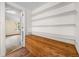 Hallway with shelves and wooden chest at 1777 Main St, Georgetown, CO 80444