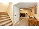 Finished basement featuring carpet, neutral paint and a comfortable seating area at 12632 W Virginia Ave, Lakewood, CO 80228