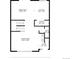Second floor plan showcasing a living room, dining area, kitchen, pantry, bathroom and foyer at 12632 W Virginia Ave, Lakewood, CO 80228