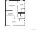 Basement floor plan featuring a recreation room, bedroom, bathroom, and storage area for optimal functionality at 12632 W Virginia Ave, Lakewood, CO 80228