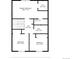 Third floor plan features a primary bedroom, two additional bedrooms, walk-in closet, and two bathrooms at 12632 W Virginia Ave, Lakewood, CO 80228