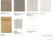 Selection of interior finishes including flooring, carpet, tile, countertops, and cabinets at 7243 Prairie Sage Ln, Littleton, CO 80125