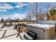 Relax and unwind in this luxurious hot tub with a beautiful view of the backyard and surrounding landscape at 538 Fairfield Ln, Louisville, CO 80027