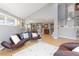 Open-concept living area with stylish decor, hardwood floors, and an inviting atmosphere for relaxing and entertaining at 538 Fairfield Ln, Louisville, CO 80027