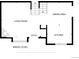 Floorplan featuring the main level including a living room, dining area, and kitchen at 9713 W Chatfield Ave # H, Littleton, CO 80128