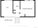 Floorplan featuring the upper level including a loft, bathroom, and primary bedroom at 9713 W Chatfield Ave # H, Littleton, CO 80128