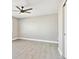 Bedroom with a ceiling fan, neutral paint, and natural light at 2520 E 127Th Ave, Thornton, CO 80241