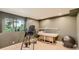 Bonus room featuring massage table, inversion table, and yoga ball at 2231 Meadow Green Cir, Franktown, CO 80116