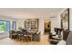 Formal dining room with ample seating, stylish decor, and natural light at 2231 Meadow Green Cir, Franktown, CO 80116
