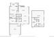 Detailed floor plan showcasing the layout of both floors, dimensions, and room names for the property at 9705 Autumnwood Pl, Highlands Ranch, CO 80129