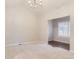 Bright living room with a chandelier at 9705 Autumnwood Pl, Highlands Ranch, CO 80129