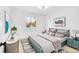Cozy bedroom with a large window, stylish furniture, and soft, neutral-toned bedding at 1605 Longbow Ct, Lafayette, CO 80026