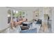 Cozy living room with a large bay window, hardwood floors, and modern furniture at 1590 S Macon St, Aurora, CO 80012