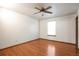Bedroom showcasing a ceiling fan and natural light from a window at 7732 Xavier Ct, Westminster, CO 80030