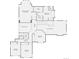 Second floor plan displaying the layout of the bedrooms and bathrooms at 10529 Dacre Pl, Lone Tree, CO 80124