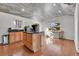 Open kitchen island and wood flooring at 2990 Sheridan Blvd, Denver, CO 80214