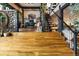 Bright interior with wooden steps leading up to an office with views at 1203 24Th St, Denver, CO 80205