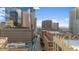 A city view with high-rise buildings and architectural details at 1555 California St # 414, Denver, CO 80202