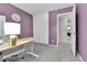 This bedroom features a neutral-toned carpet with a large closet and access to an additional room at 4782 E Costilla Ave, Centennial, CO 80122