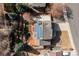 Overhead view of home with solar panels, deck, and landscaping at 11932 W 56Th Cir, Arvada, CO 80002