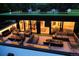 Outdoor rooftop deck space with fire pits and comfortable seating at 562 Steele St, Denver, CO 80206