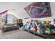 Unique bedroom featuring a variety of colorful stuffed animals at 2550 Gold Creek Dr, Elizabeth, CO 80107