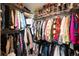 Walk-in closet with organized clothing racks and shoe shelves providing ample storage at 2907 Distant Rock Ave, Castle Rock, CO 80109